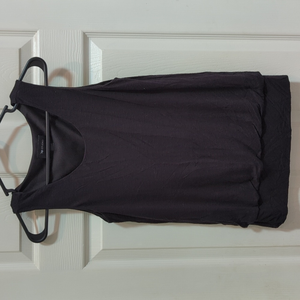 AB Studio Women's Black Dress Tank Size Small